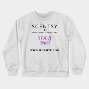 scentsy independent consultant gift ideas with custom name and website Crewneck Sweatshirt